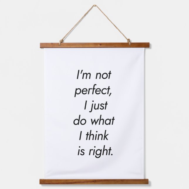 No soy un tapiz de paredes de madera con topes per (Anverso)