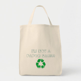 No soy una bolsa de papel, reciclando