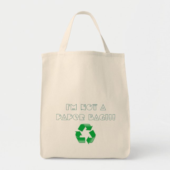 No soy una bolsa de papel, reciclando (Frente)