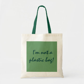 ¡No soy una bolsa de plástico! - tote