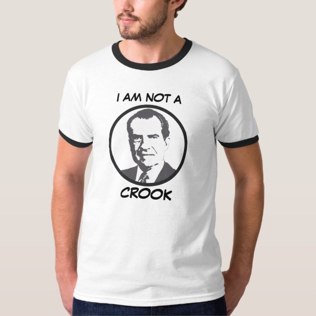 NO SOY una camisa divertida de Nixon del LADRÓN (Anverso)