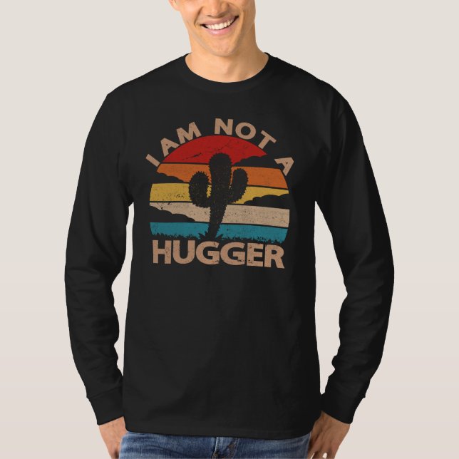 No Soy Una Camiseta De Abrazo Divertido Cactus Vin (Anverso)