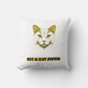 No soy una persona de gatos – Almohada de lanzamie