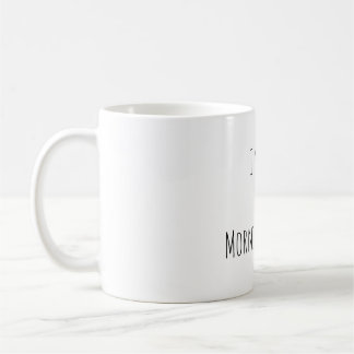 No soy una persona mañanera Taza de café divertida