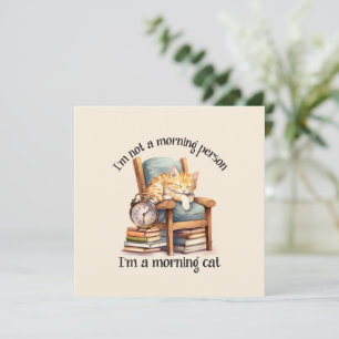 No soy una persona matutina