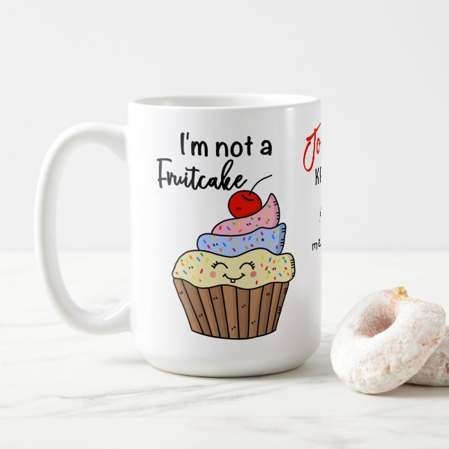 No soy una taza de café personalizado de bollo (Con donut)
