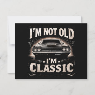 No Soy Viejo Soy Clásico Retro Vintage Coche Diver
