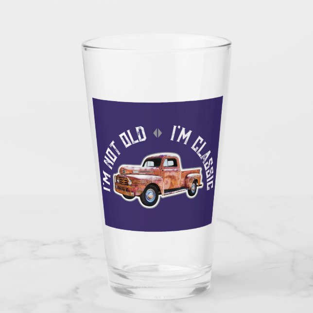 No soy viejo soy gráfico de camiones clásicos (Anverso)