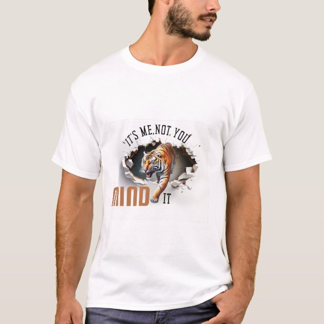 No soy yo, no te preocupes, tigre camiseta (Anverso)
