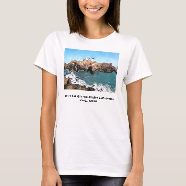 No su camiseta normal del faro de la protuberancia (Anverso)