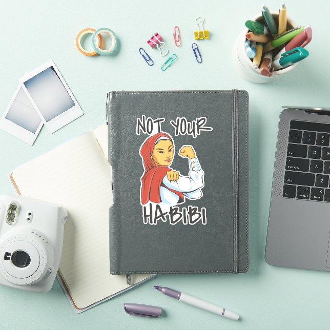 NO SU PEGATINA DE TENDENCIA A HABIBI (Funda para iPad)