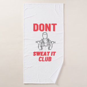 No suda toalla de gimnasio nombre personalizado