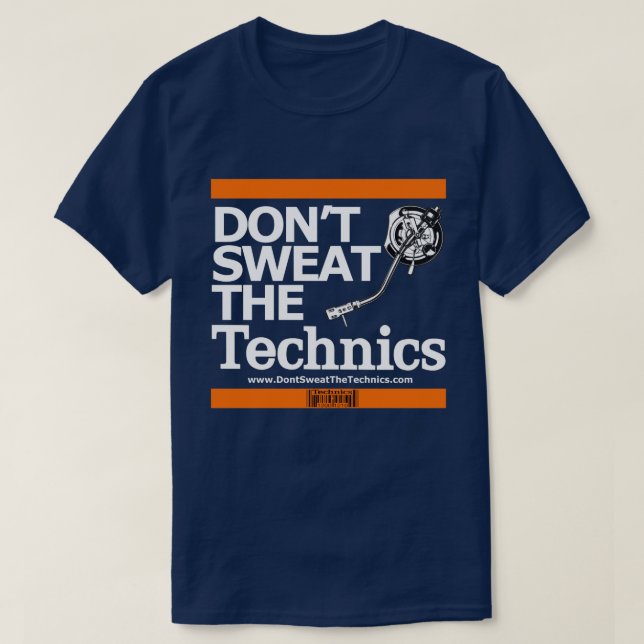No sude la camiseta de las técnicas (Diseño del anverso)