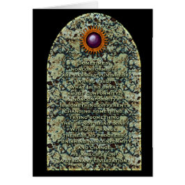 No tarjeta del conformista