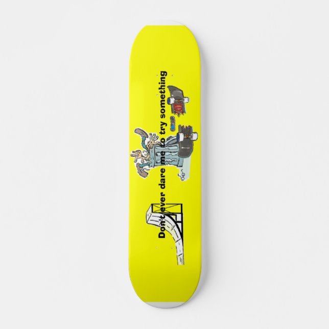 No te atrevas a hacer skateboard (Anverso )