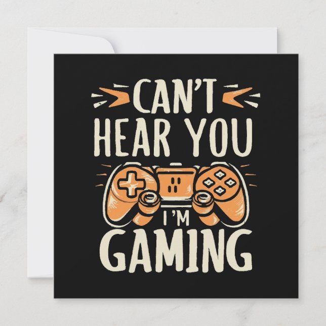 No te escucho estoy jugando (Anverso)
