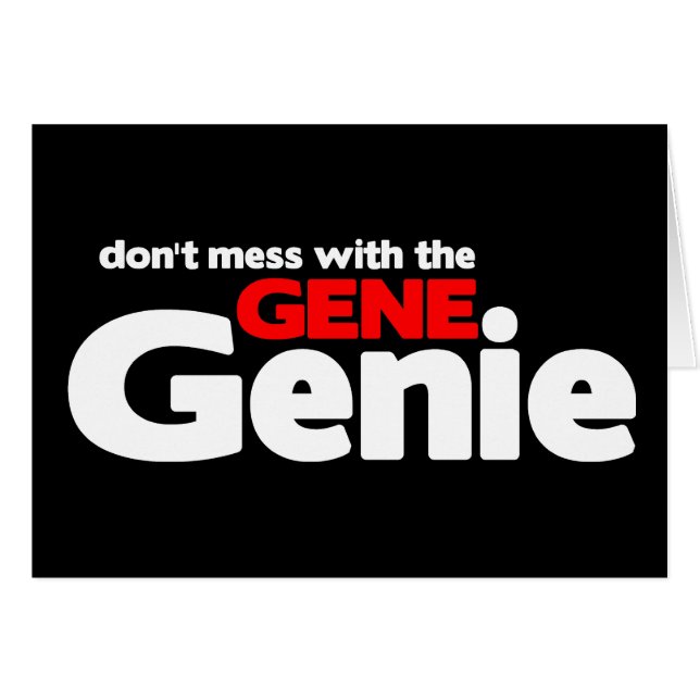 No te metas con el genio de la genética (Anverso (Horizontal))