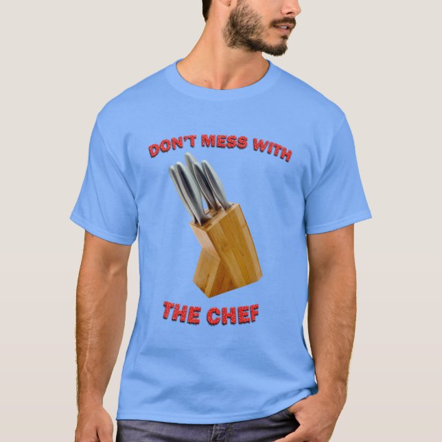 No te metas con la camiseta del chef (Anverso)
