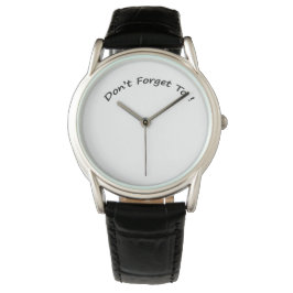 No te olvides de - Relojes de hombre.