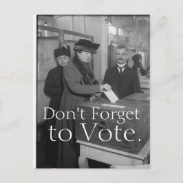 No te olvides de votar postal