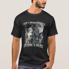 No te preocupes gatito papá está aquí camiseta