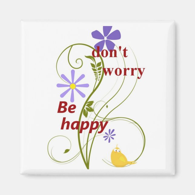 No te preocupes imán (Frente)