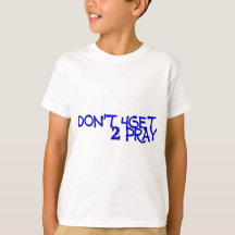 No te toques con la camiseta de los niños ruegos