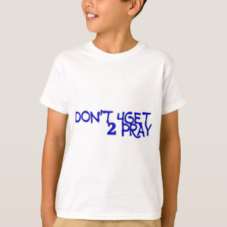 No te toques con la camiseta de los niños ruegos