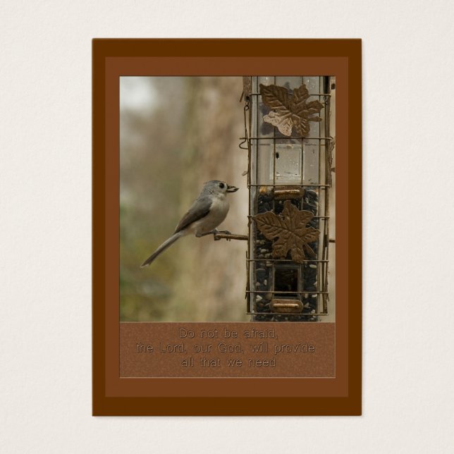 no teman que Dios proporcione ACEO (Frente)