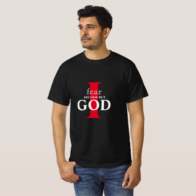 No Temo A Nadie Más Que A Dios ・ Camiseta (Anverso completo)