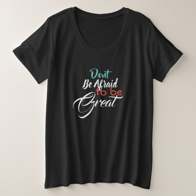 No tengas miedo de ser grande (Anverso del diseño)