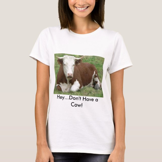 No tengas una camiseta de vaca (Anverso)
