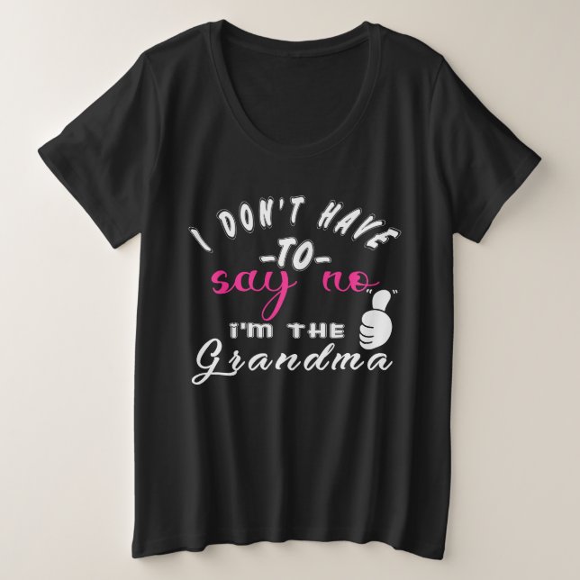 No tengo que decir que no soy la abuela (Anverso del diseño)