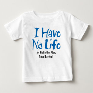 No tengo vida (béisbol de viajes) Camiseta bebé