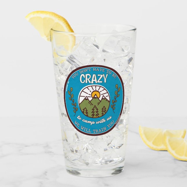 No tienes que estar loco por acampar con nosotros (Anverso (hielo))