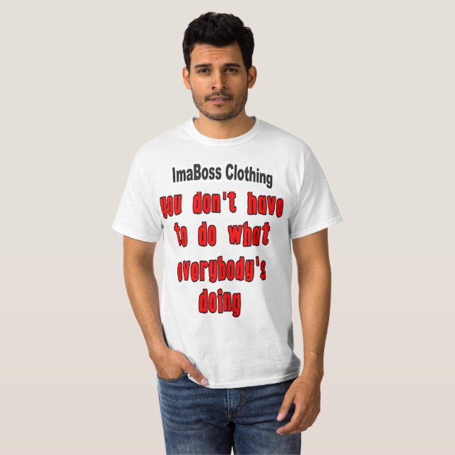 No tienes que hacer camiseta de valor (Anverso completo)