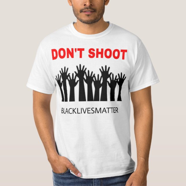 No tire la camiseta negra de la materia de las (Anverso)
