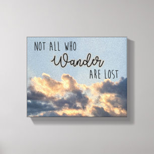 "No toda que vagan es" impresión perdida de la