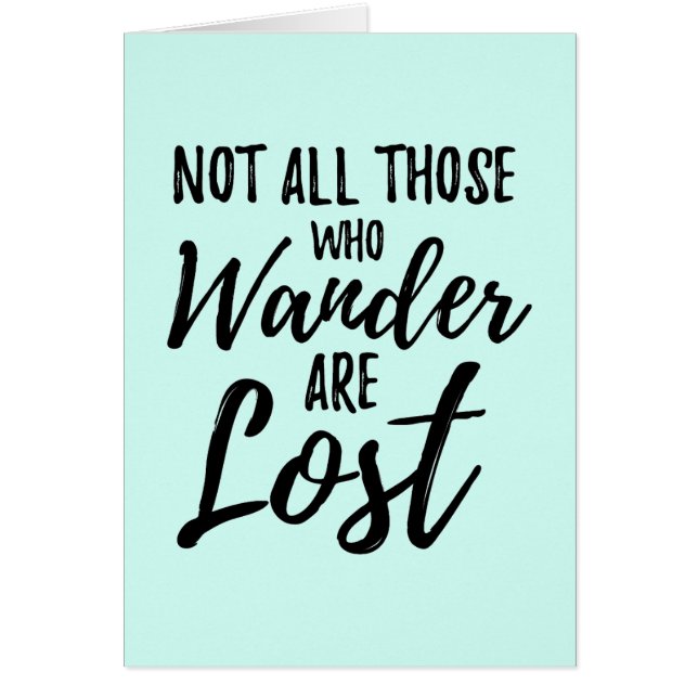 No todo el los que Wander se pierde (Frente)