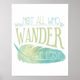 No Todos Los Que Despertan Son Posters Perdidos