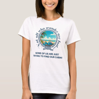 No todos los que vagan... camiseta de crucero para