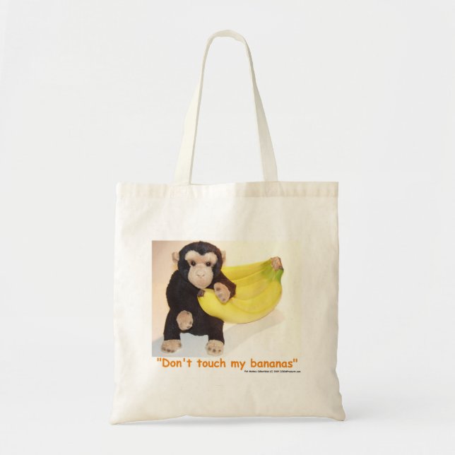 No toque mi bolso del almuerzo del mono del (Frente)