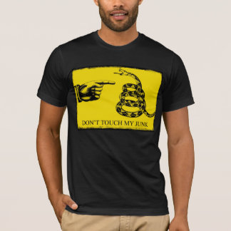 NO TOQUE MI camiseta de los DESPERDICIOS