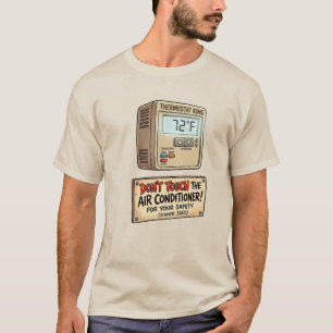 NO TOQUES la camiseta del día del padre del aire a