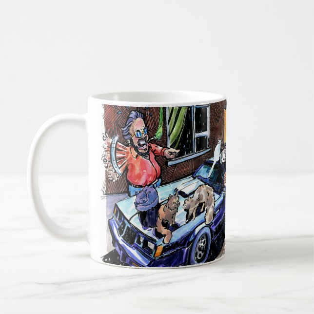 No toques la taza de auto (Izquierda)