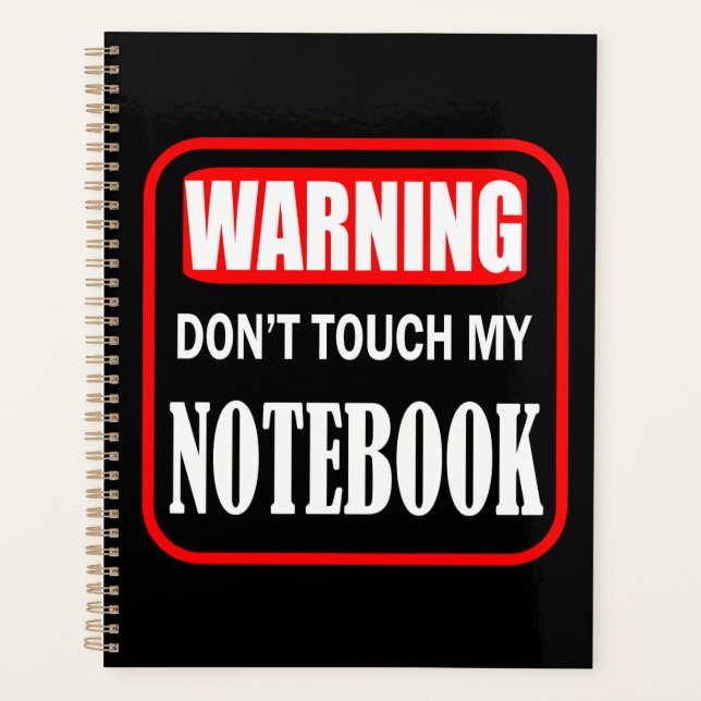 no toques mi cuaderno (Anverso)