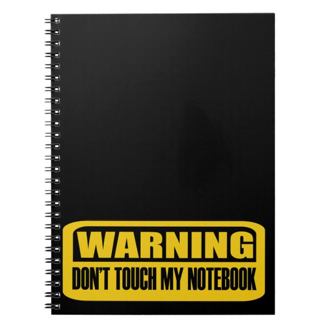 no toques mi cuaderno (Frente)