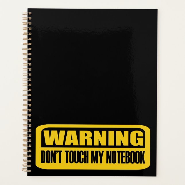 no toques mi cuaderno (Anverso)