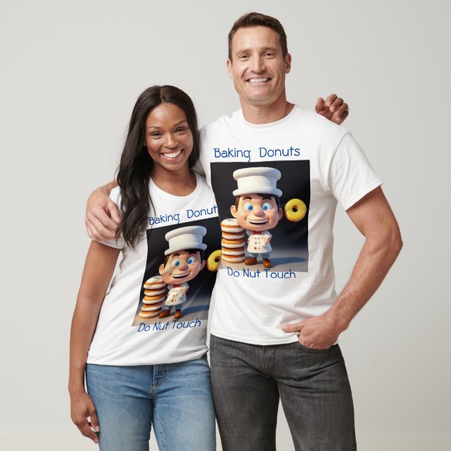 No toques mis donuts, camiseta unisex (Unisexo)