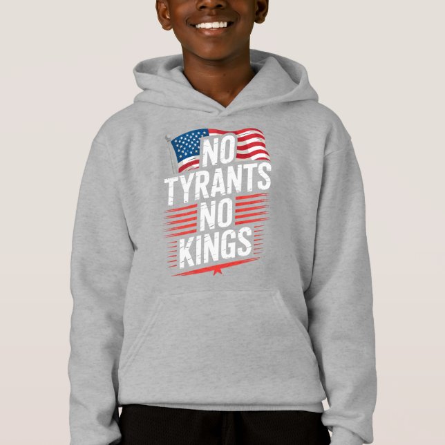 No Tyrants No Kings Patriotic Freedom Activism Tee (Anverso)